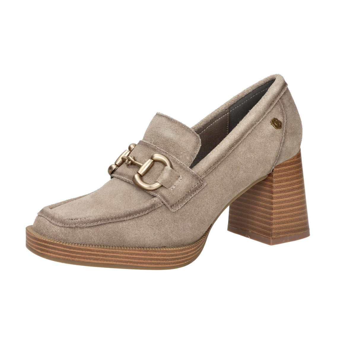 Carmela Donna Mocassino tacco 161209 Taupe