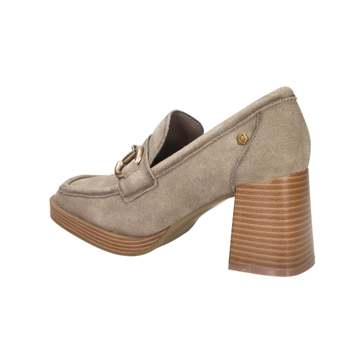 Carmela Donna Mocassino tacco 161209 Taupe