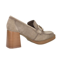 Carmela Donna Mocassino tacco 161209 Taupe
