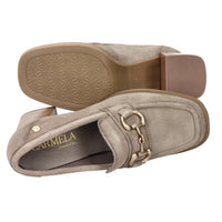 Carmela Donna Mocassino tacco 161209 Taupe