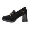 Carmela Donna Mocassino tacco 161209 Nero