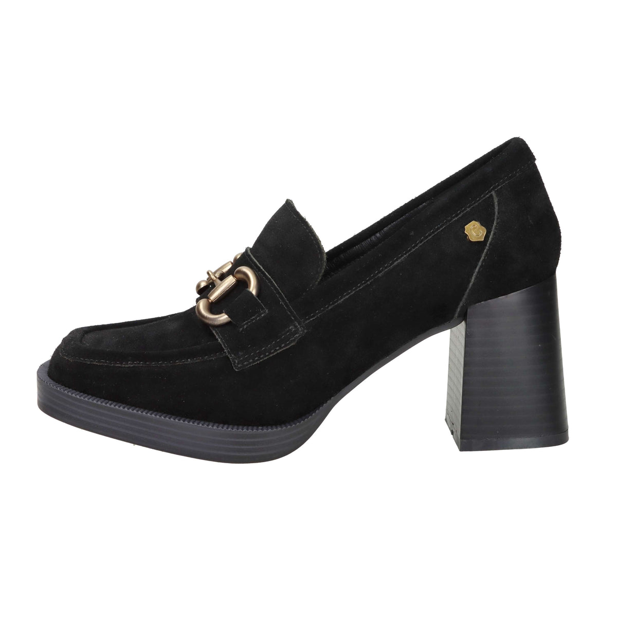 Carmela Donna Mocassino tacco 161209 Nero