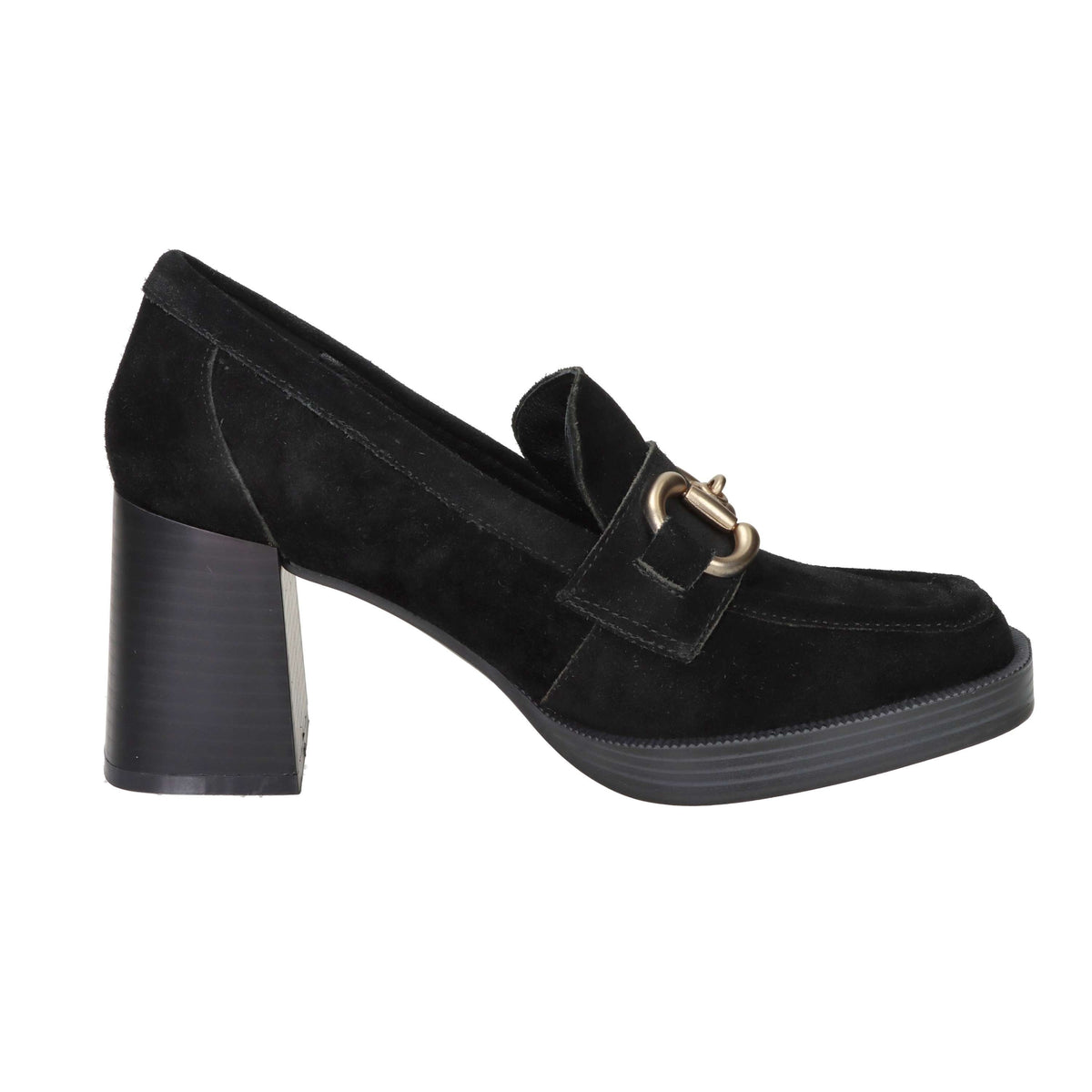 Carmela Donna Mocassino tacco 161209 Nero