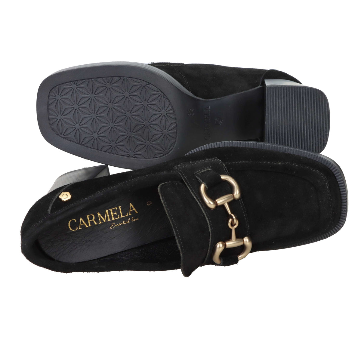 Carmela Donna Mocassino tacco 161209 Nero