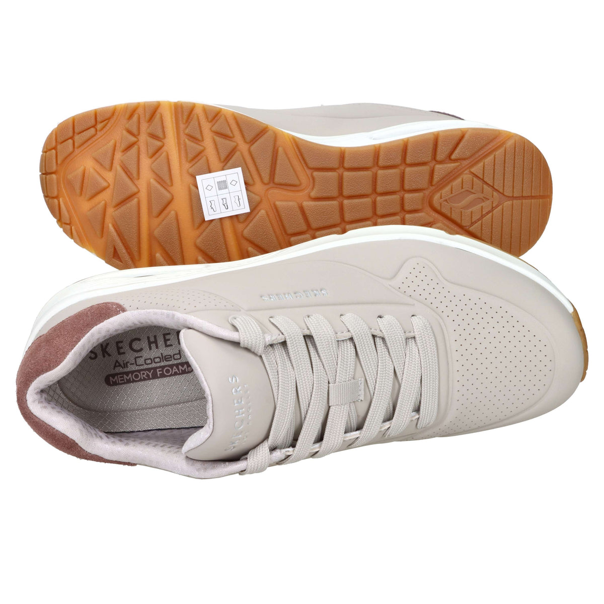 Skechers Uomo Sneakers 183004 Taupe