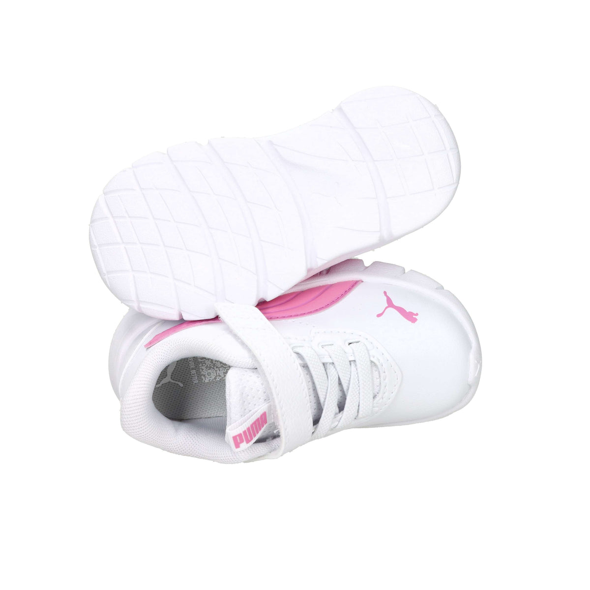 Puma Bambine e ragazze Sneakers 312646 Bianco/Rosa