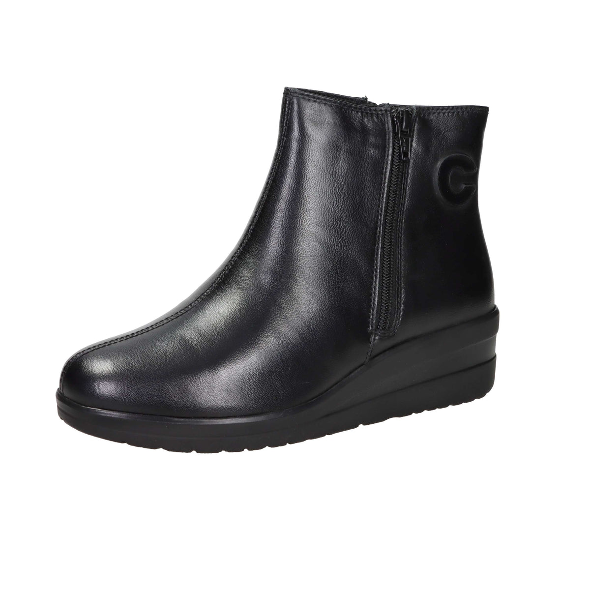 Cinzia Soft Donna Stivaletti zeppa IV2609 Nero