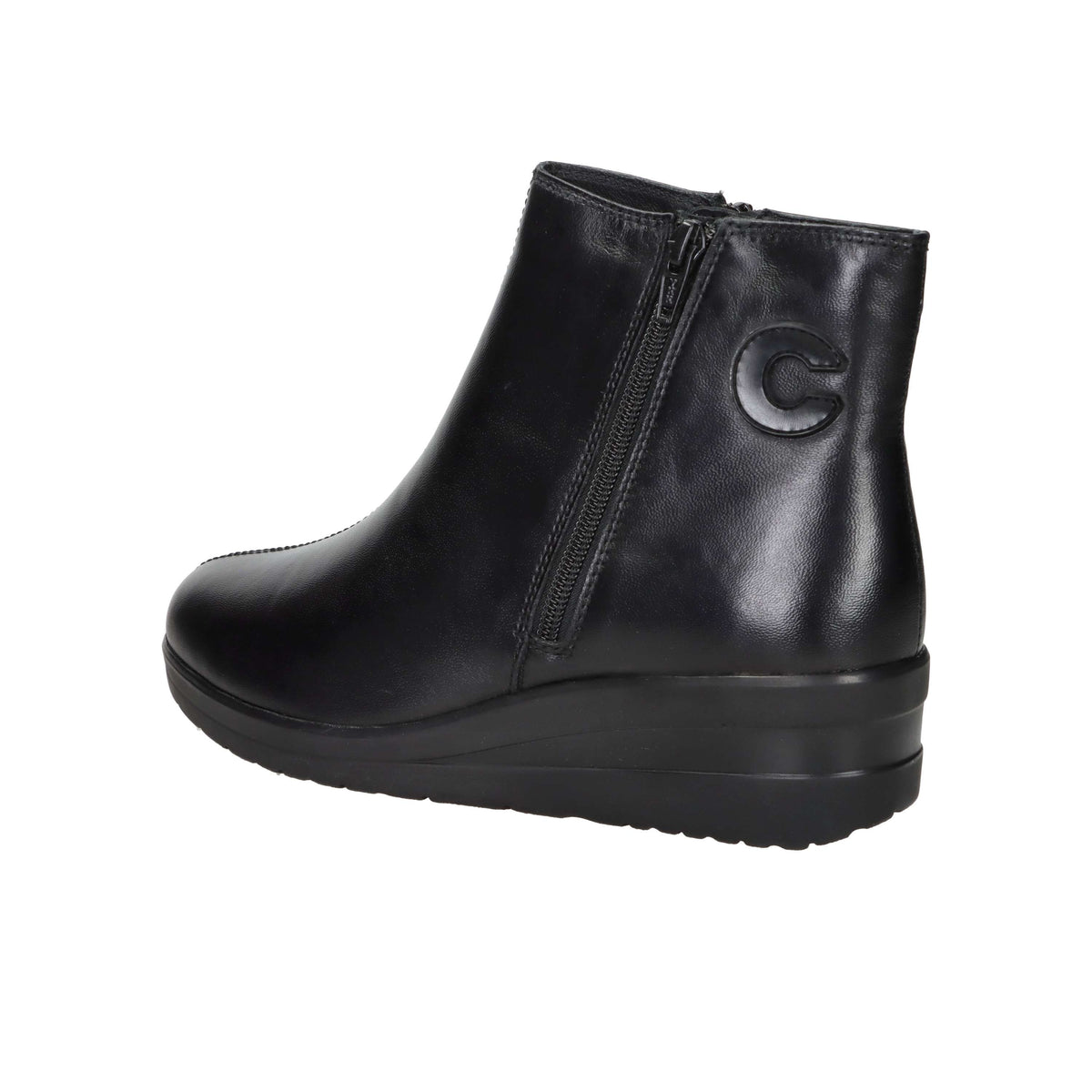 Cinzia Soft Donna Stivaletti zeppa IV2609 Nero