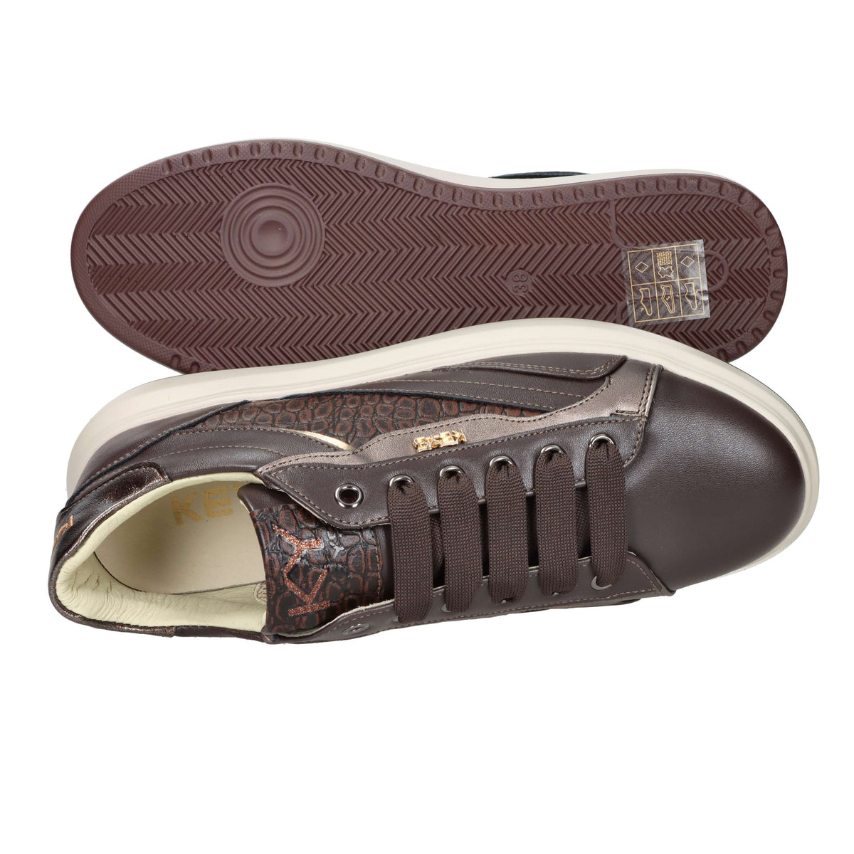 Keys Donna Sneakers K-13000 Marrone