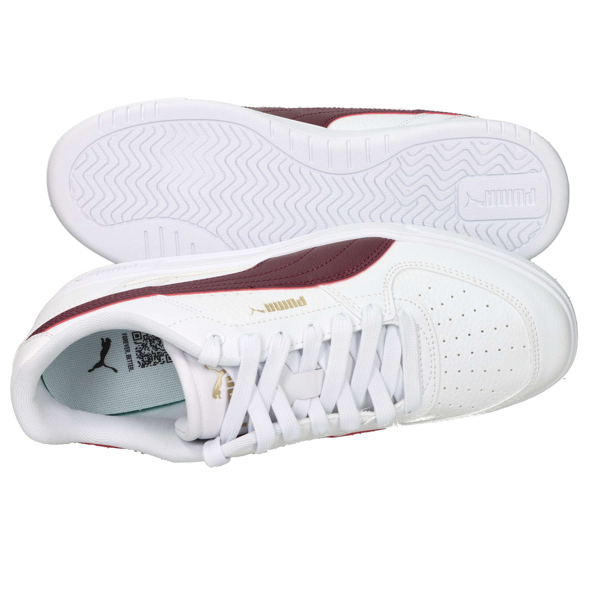 Puma Uomo Sneakers 404484 Bianco/Bordeaux