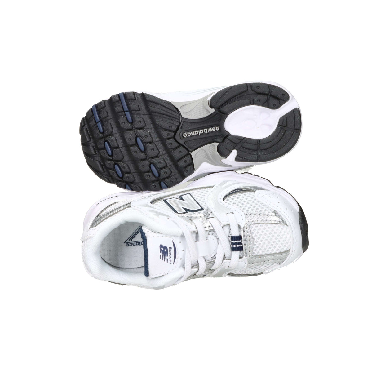 New Balance Unisex bambino Sneakers IZ530SB1 Bianco/Argento