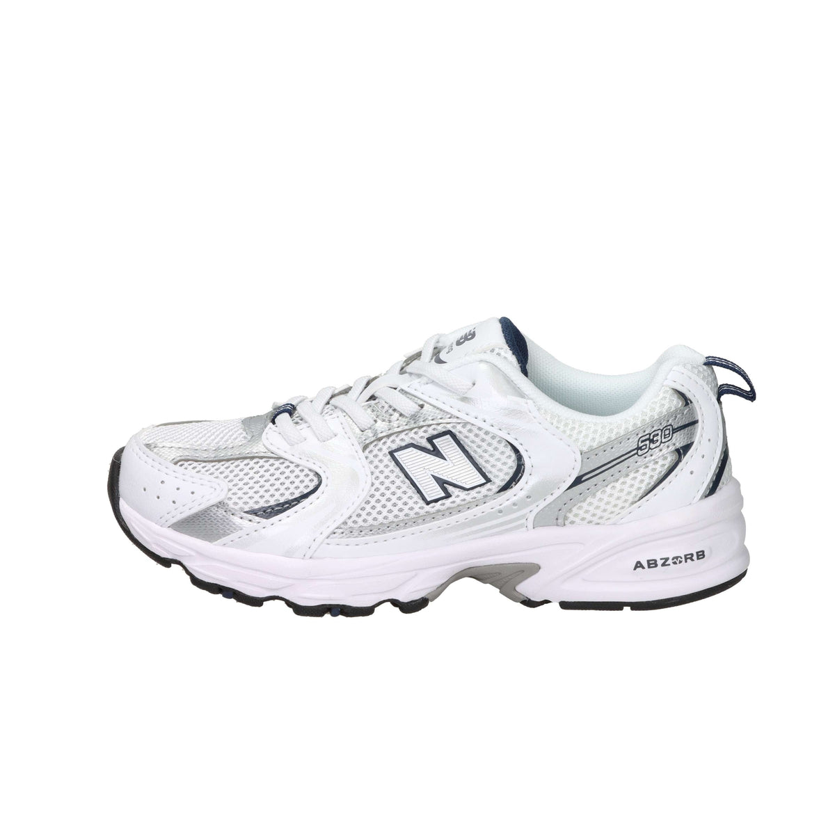 New Balance Unisex bambino Sneakers PZ530SB1 Bianco/Argento