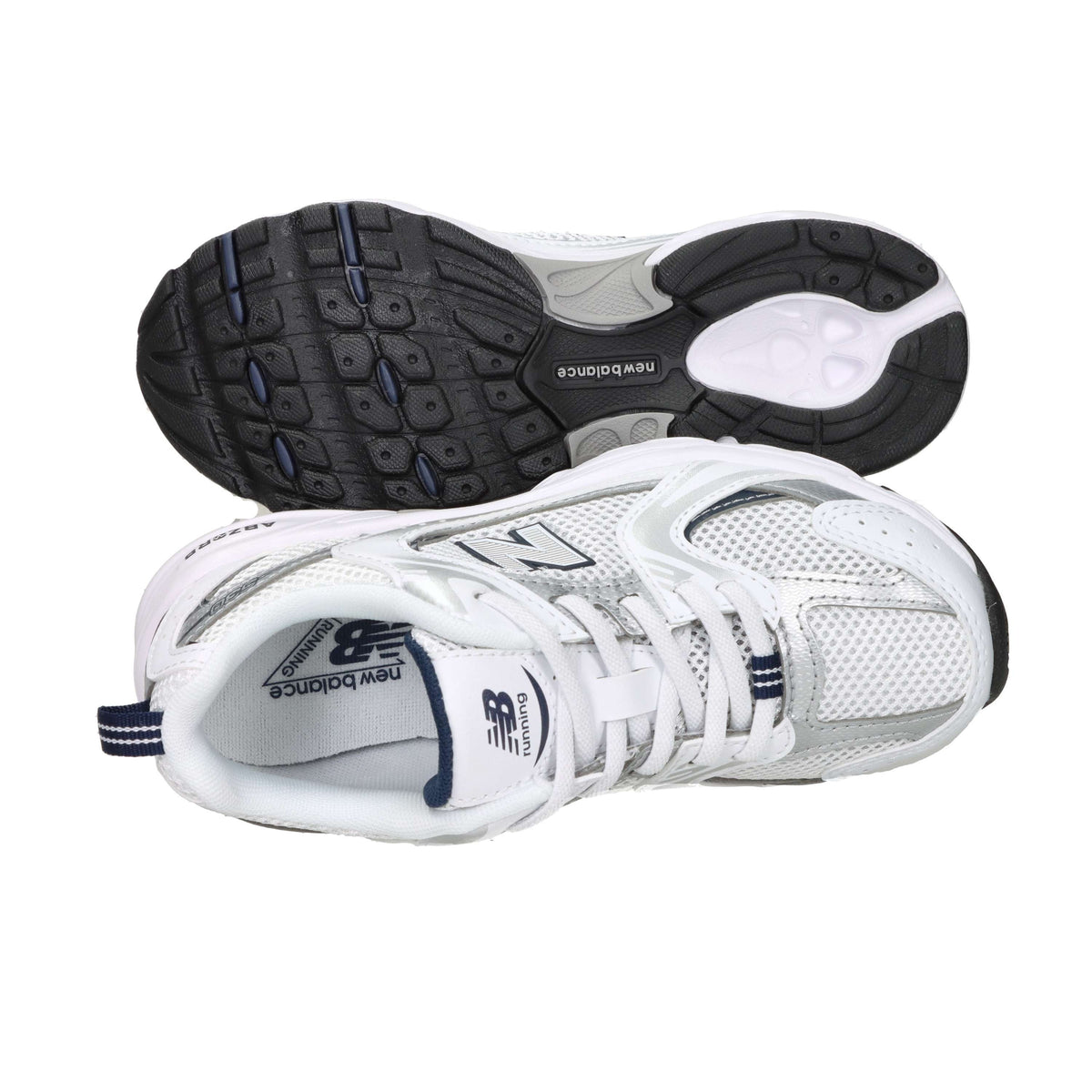 New Balance Unisex bambino Sneakers PZ530SB1 Bianco/Argento