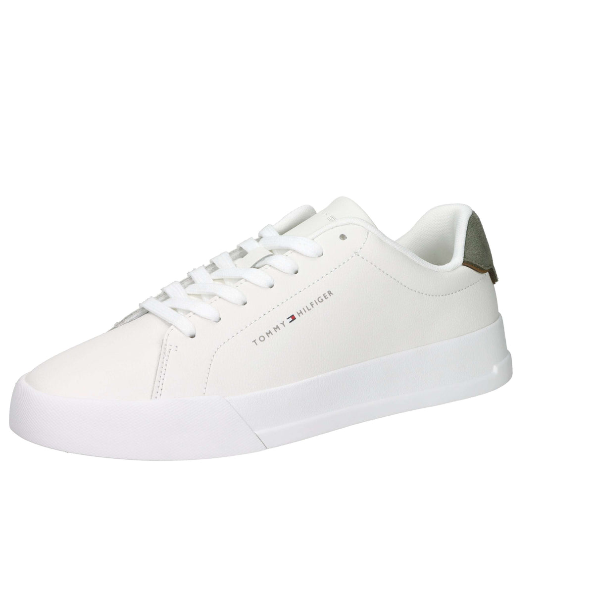 Tommy Hilfiger Uomo Sneakers FM0FM05367 Bianco/Verdone