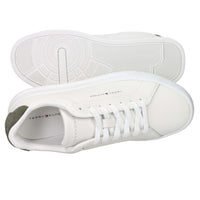 Tommy Hilfiger Uomo Sneakers FM0FM05367 Bianco/Verdone