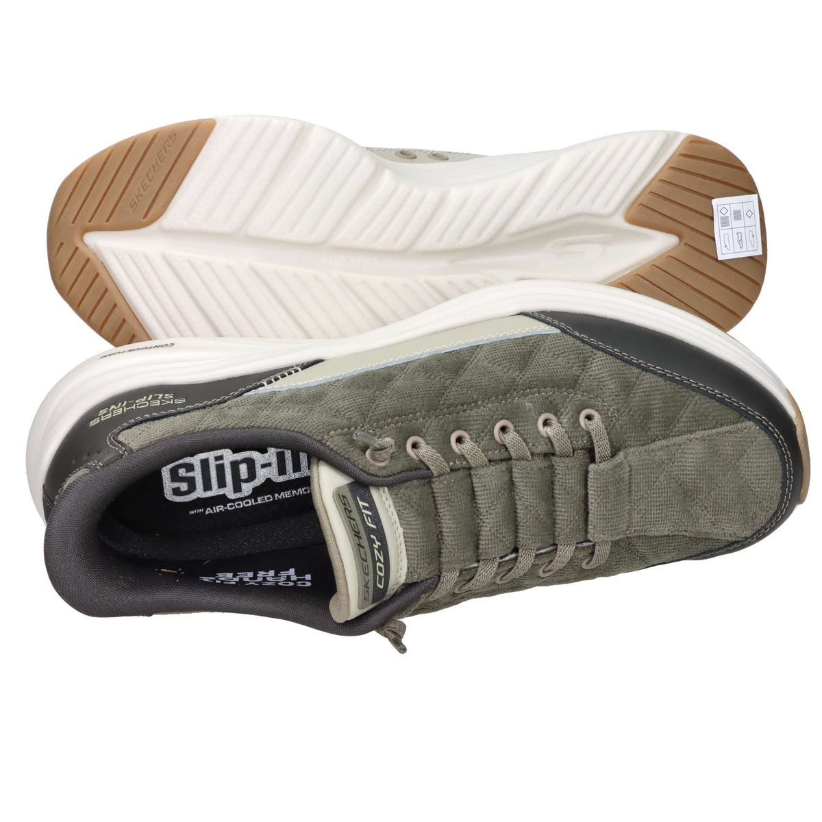 Skechers Uomo Slip on 232618 Verdone
