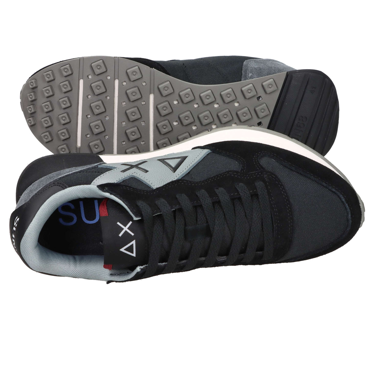 Sun68 Uomo Sneakers Z46121 Nero/Grigio