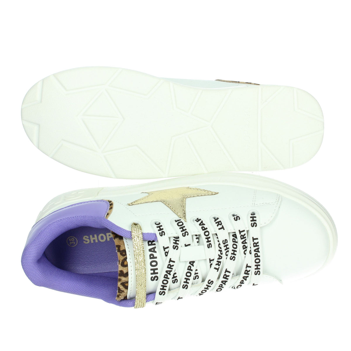 Shop Art Donna Sneakers SASF240916 Bianco/Glicine