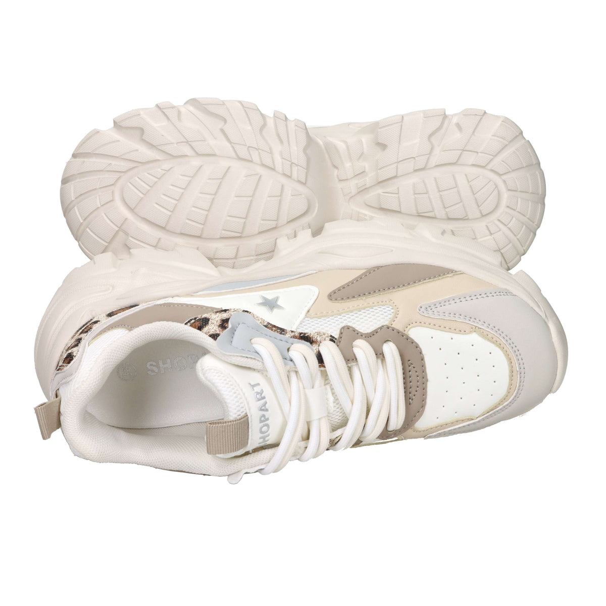 Shop Art Donna Sneakers SASF262010 Beige/Bianco