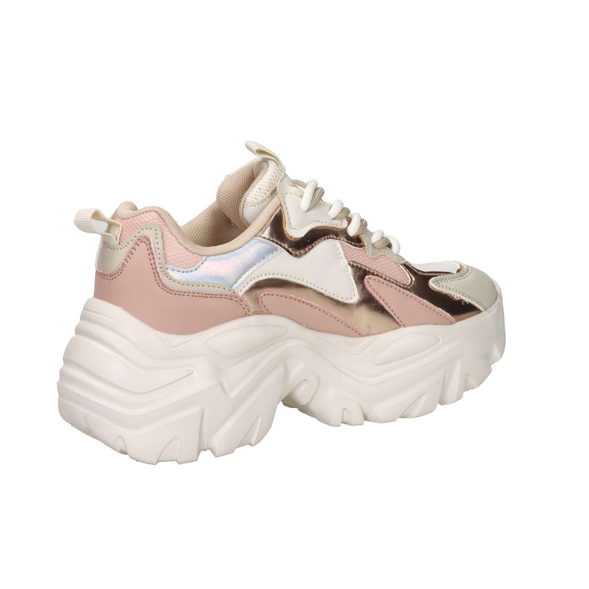 Shop Art Donna Sneakers SASF262009 Beige/Rosa