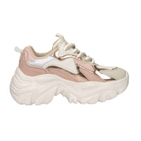 Shop Art Donna Sneakers SASF262009 Beige/Rosa