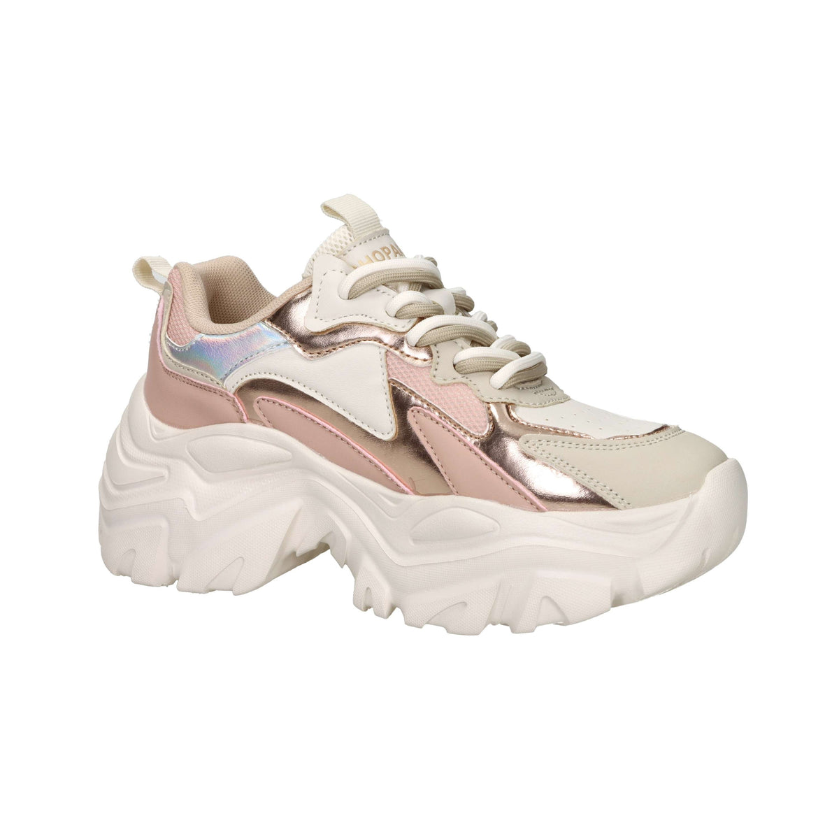 Shop Art Donna Sneakers SASF262009 Beige/Rosa