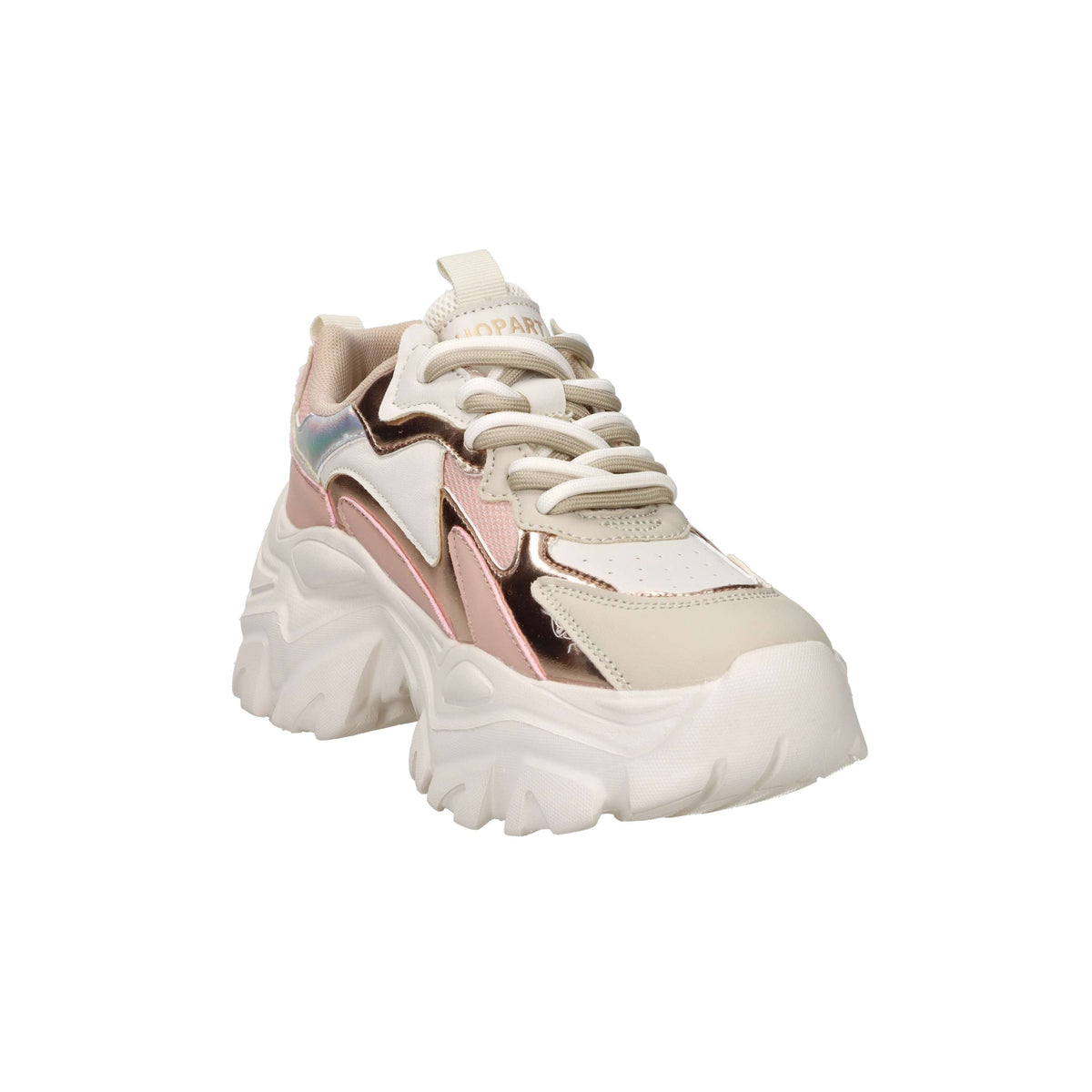 Shop Art Donna Sneakers SASF262009 Beige/Rosa