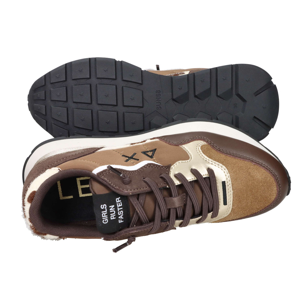 Sun68 Donna Sneakers Z46205 Marrone