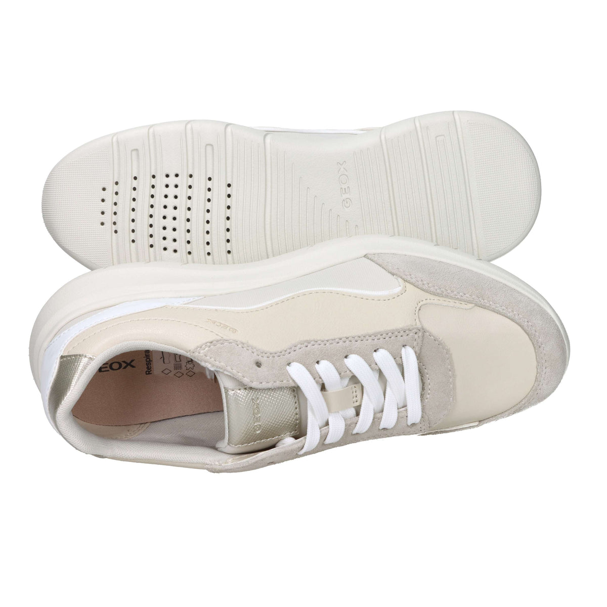 Geox Donna Sneakers D65YNA Beige