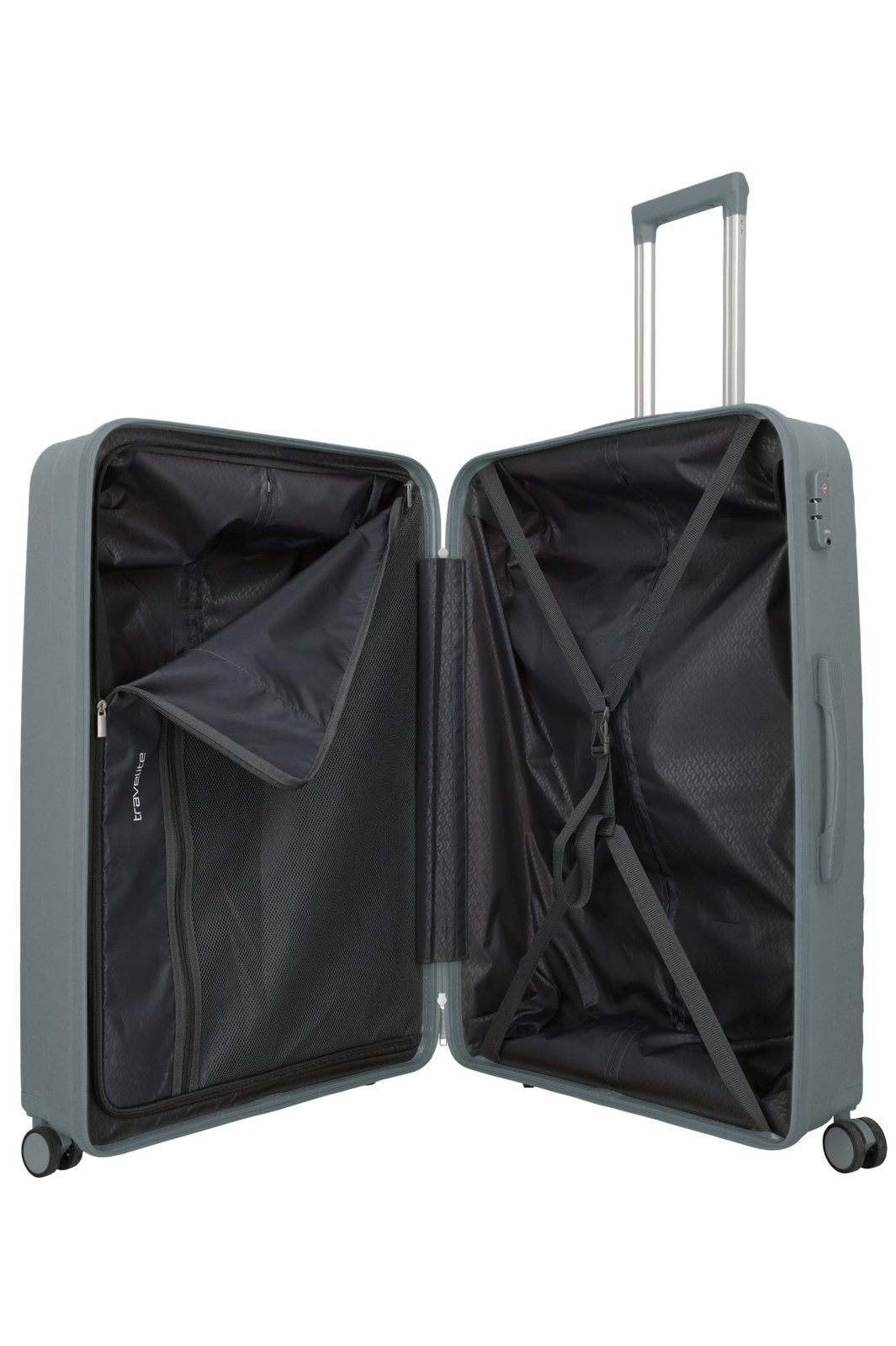 Travelite Unisex adulto Trolley 7000949-04 Grigio