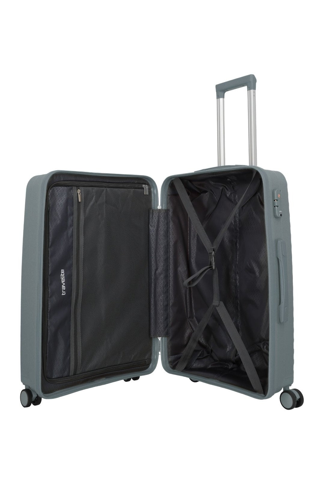 Travelite Unisex adulto Trolley 700948-04 Grigio