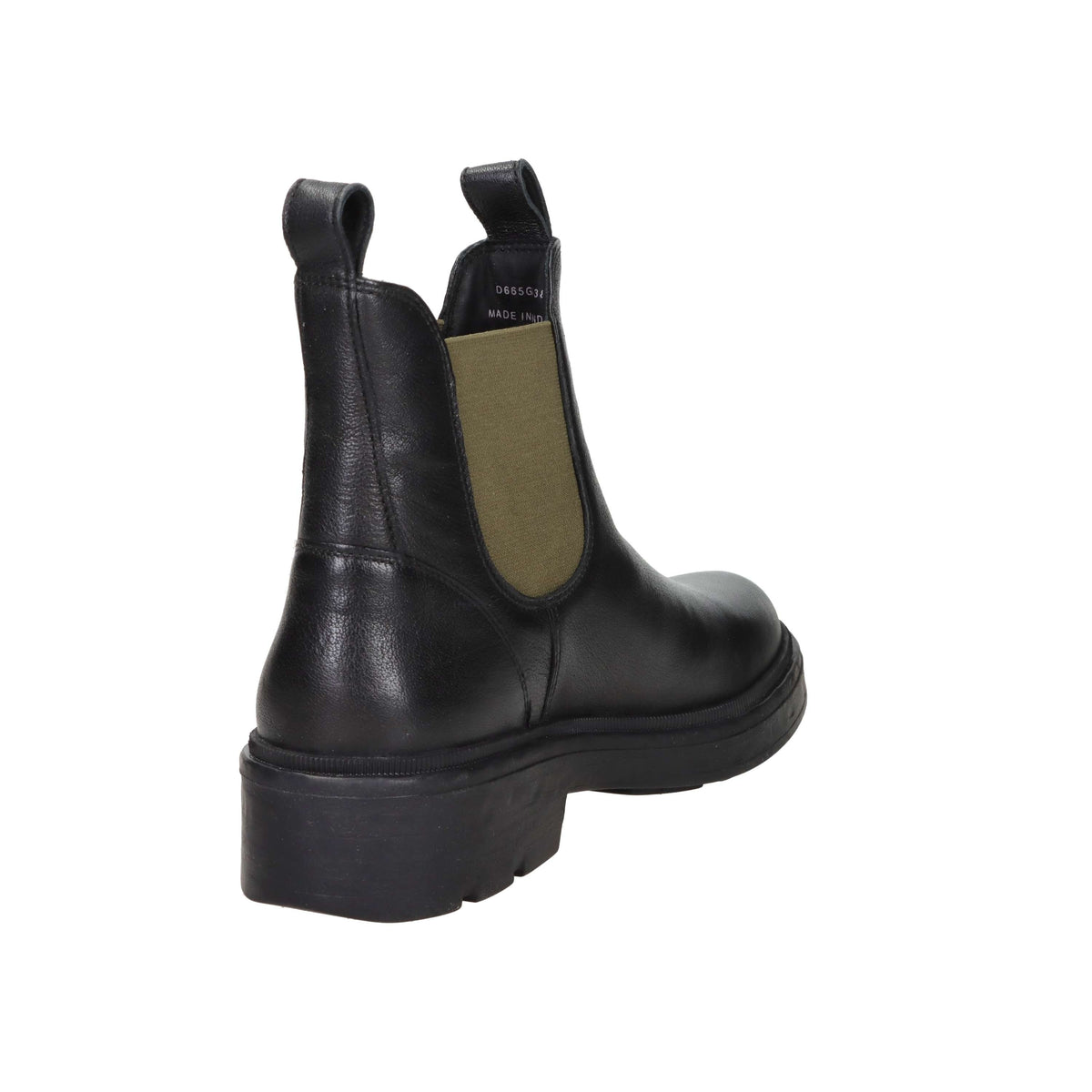 Geox Donna Stivaletti bassi D665GI Nero/Verdone