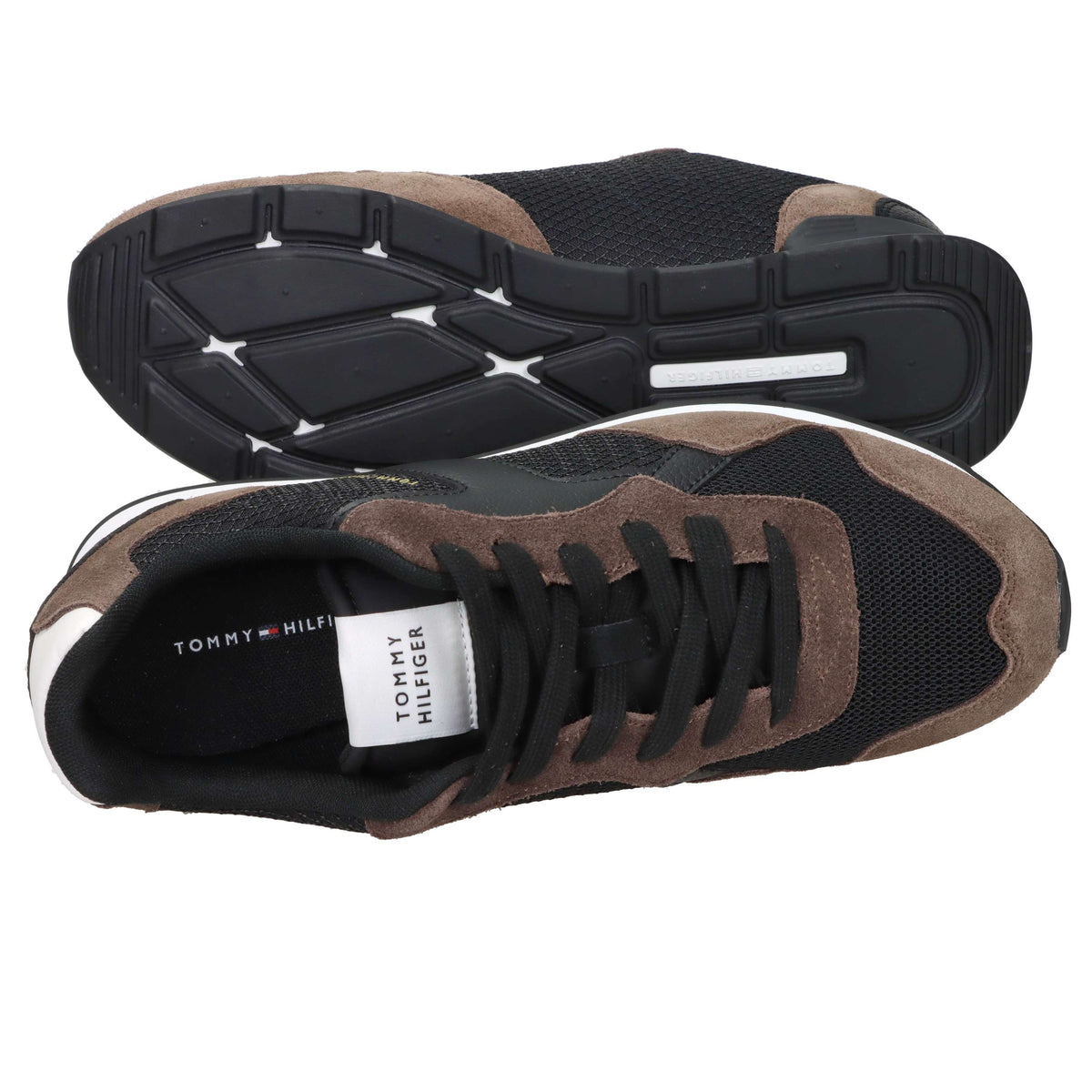 Tommy Hilfiger Uomo Sneakers FM0FM06001 Marrone/Nero