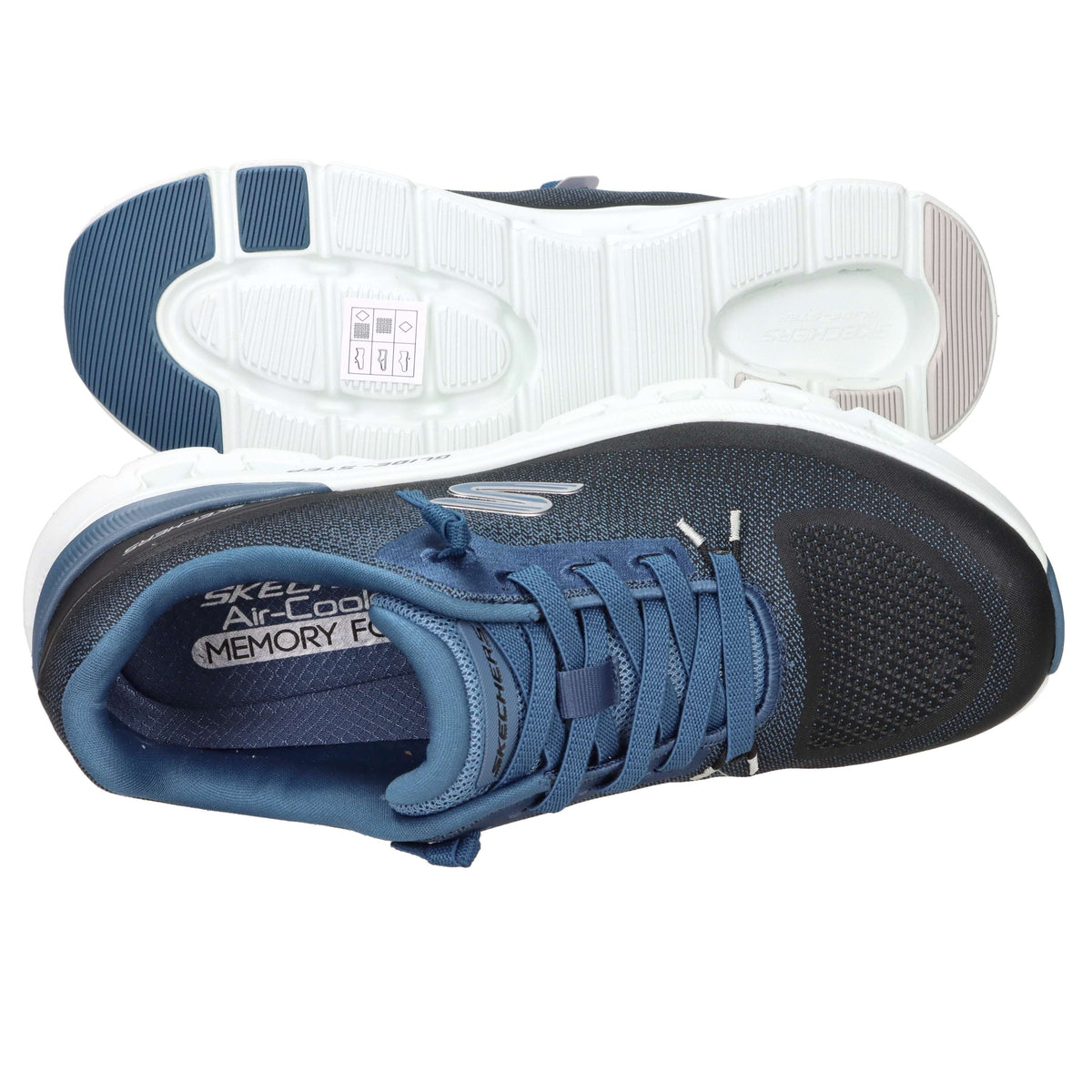 Skechers Uomo Slip on 233132 Blu/Nero