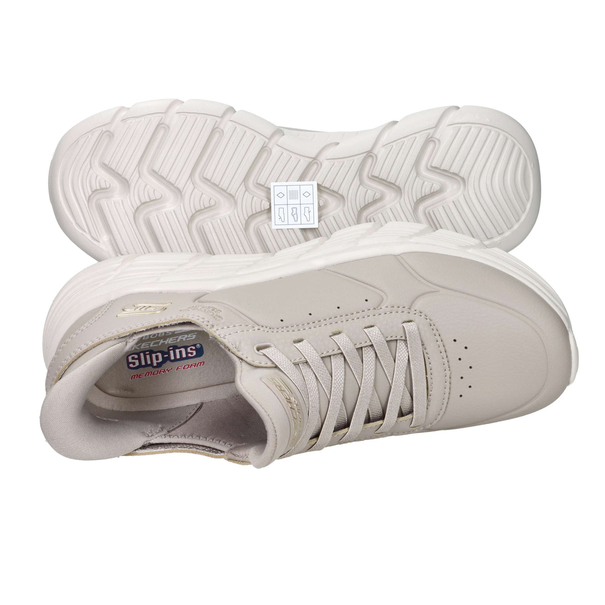 Skechers Donna Slip on 117394 Taupe