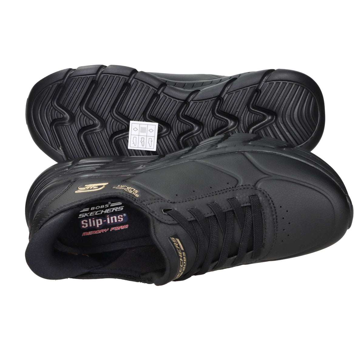 Skechers Donna Slip on 117394 Nero