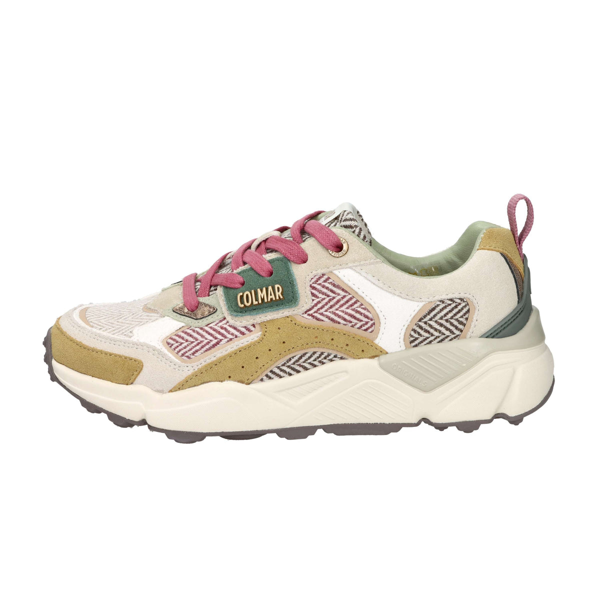 Colmar Donna Sneakers GARNER HERRINGBONE 129 Beige/Cuoio