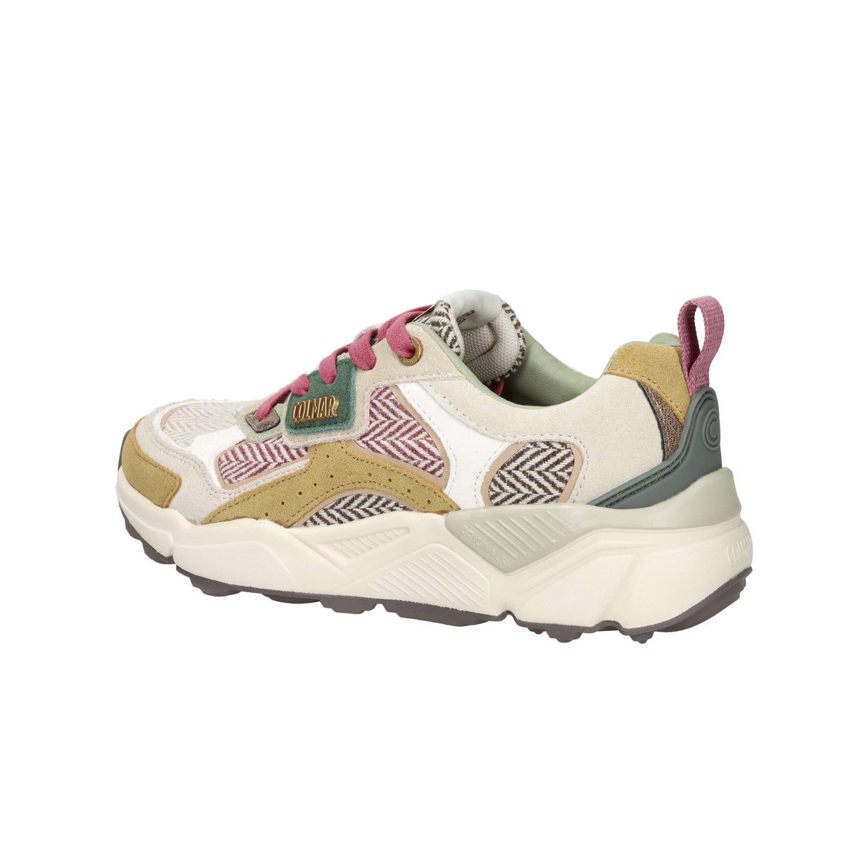 Colmar Donna Sneakers GARNER HERRINGBONE 129 Beige/Cuoio