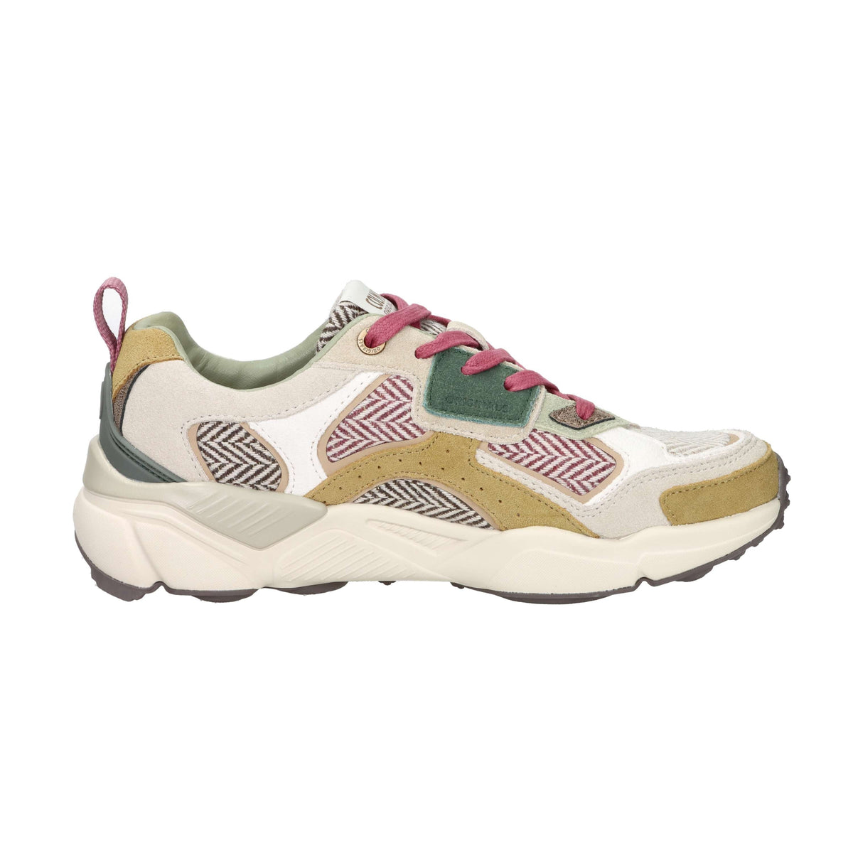 Colmar Donna Sneakers GARNER HERRINGBONE 129 Beige/Cuoio