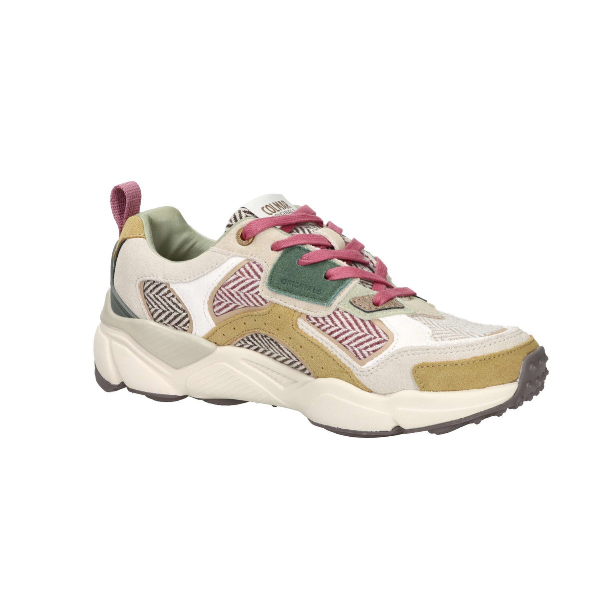 Colmar Donna Sneakers GARNER HERRINGBONE 129 Beige/Cuoio
