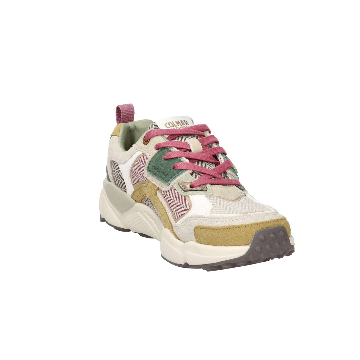 Colmar Donna Sneakers GARNER HERRINGBONE 129 Beige/Cuoio