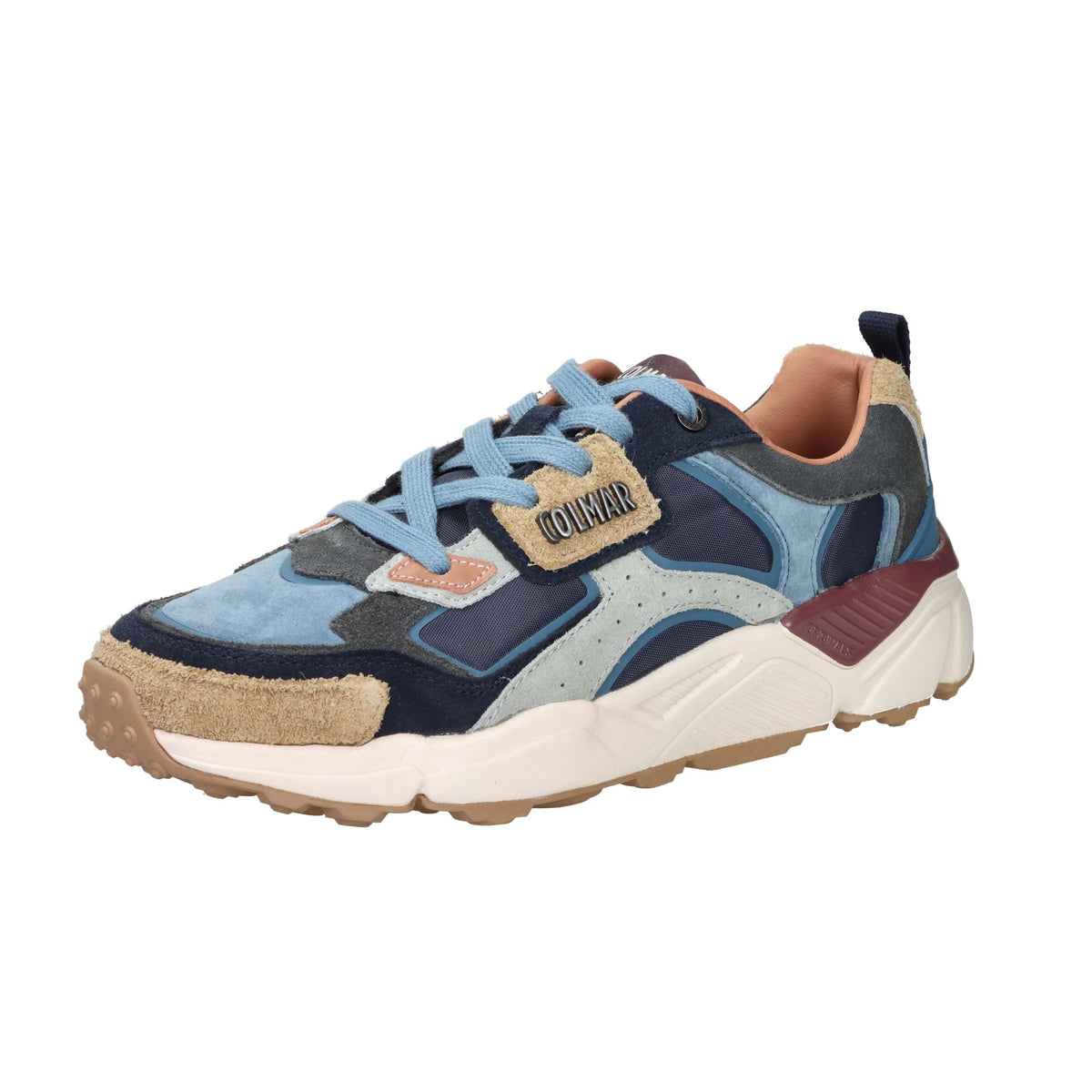 Colmar Uomo Sneakers GARNER BLEN 085 Blu/Cuoio