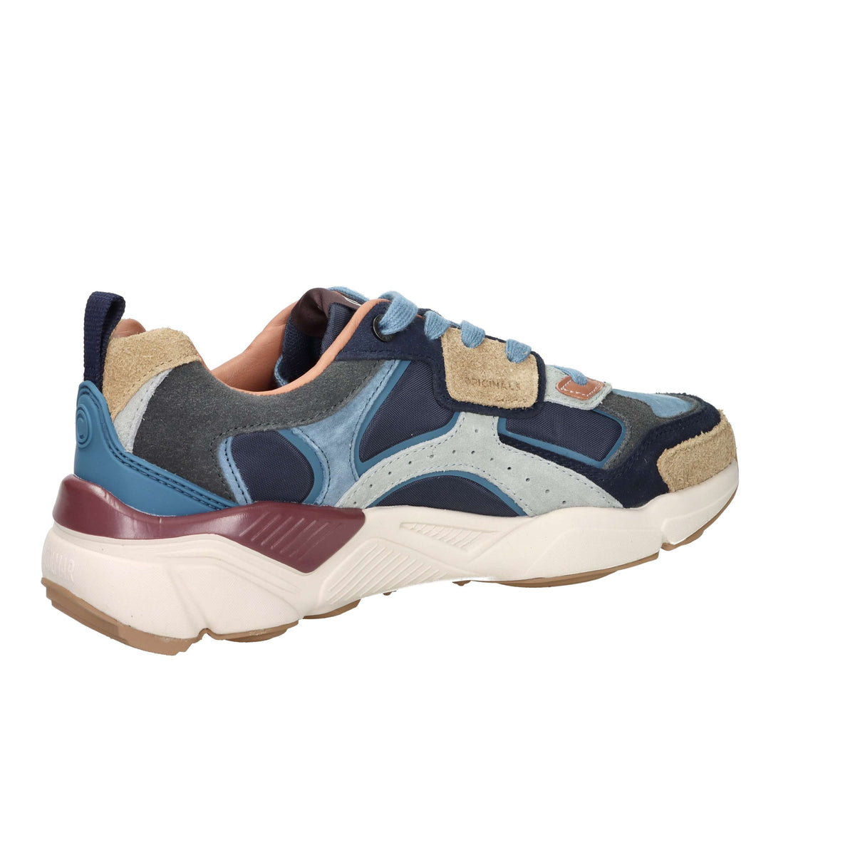 Colmar Uomo Sneakers GARNER BLEN 085 Blu/Cuoio