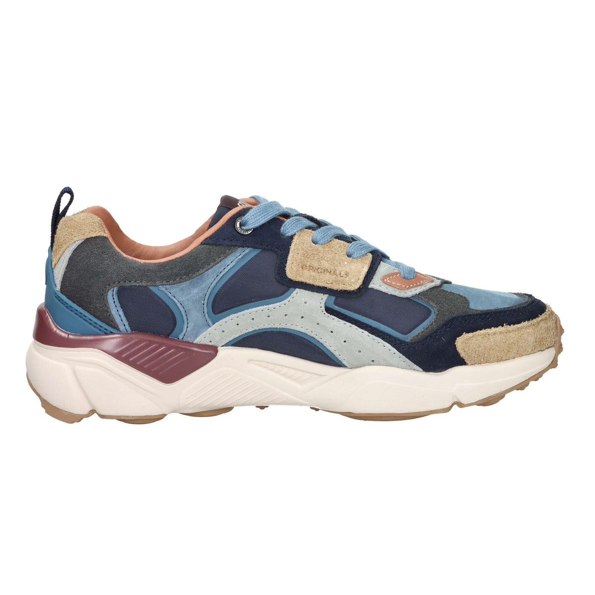 Colmar Uomo Sneakers GARNER BLEN 085 Blu/Cuoio