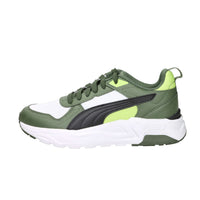 Puma Bambini e ragazzi Sneakers 403703 Bianco/Verdone