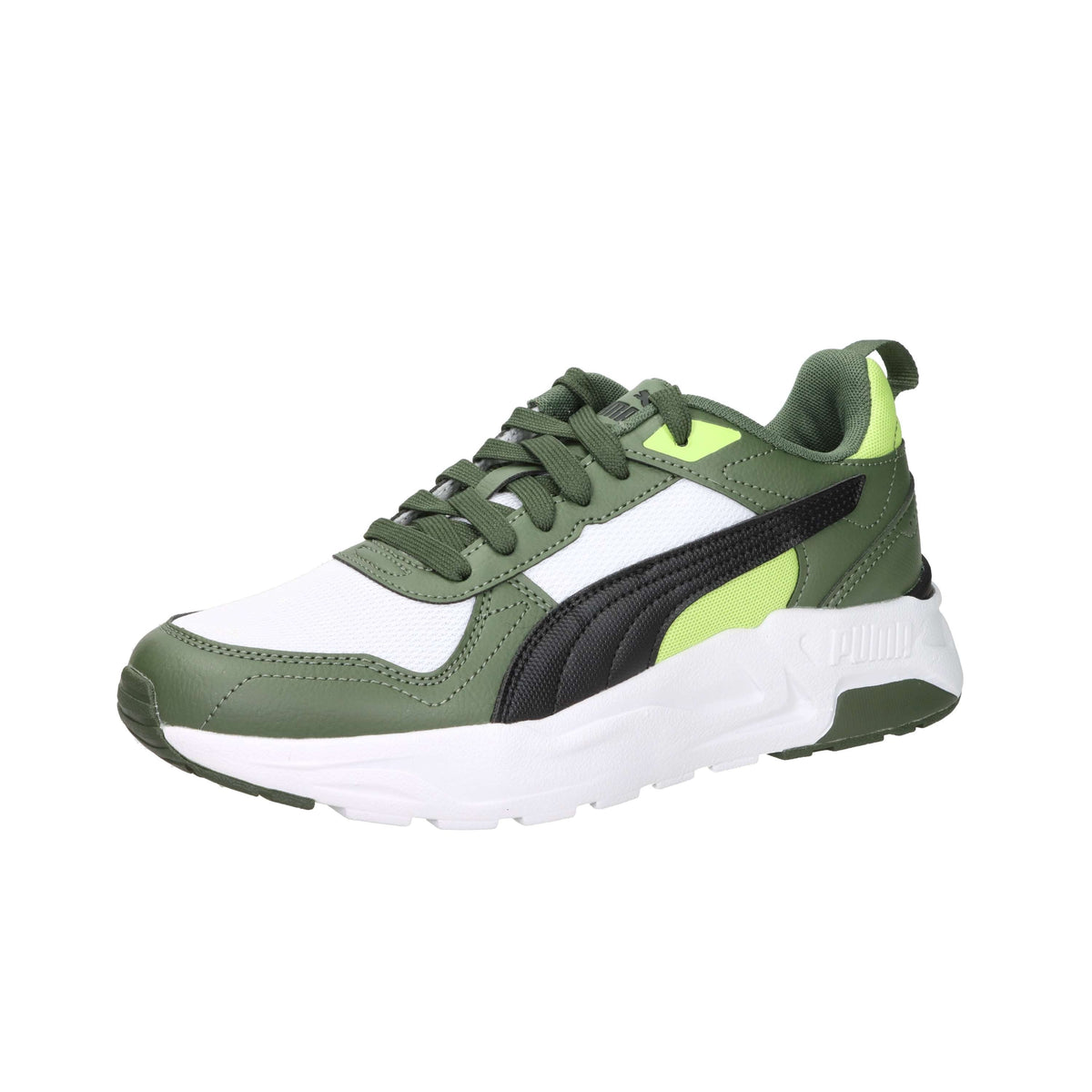 Puma Bambini e ragazzi Sneakers 403703 Bianco/Verdone