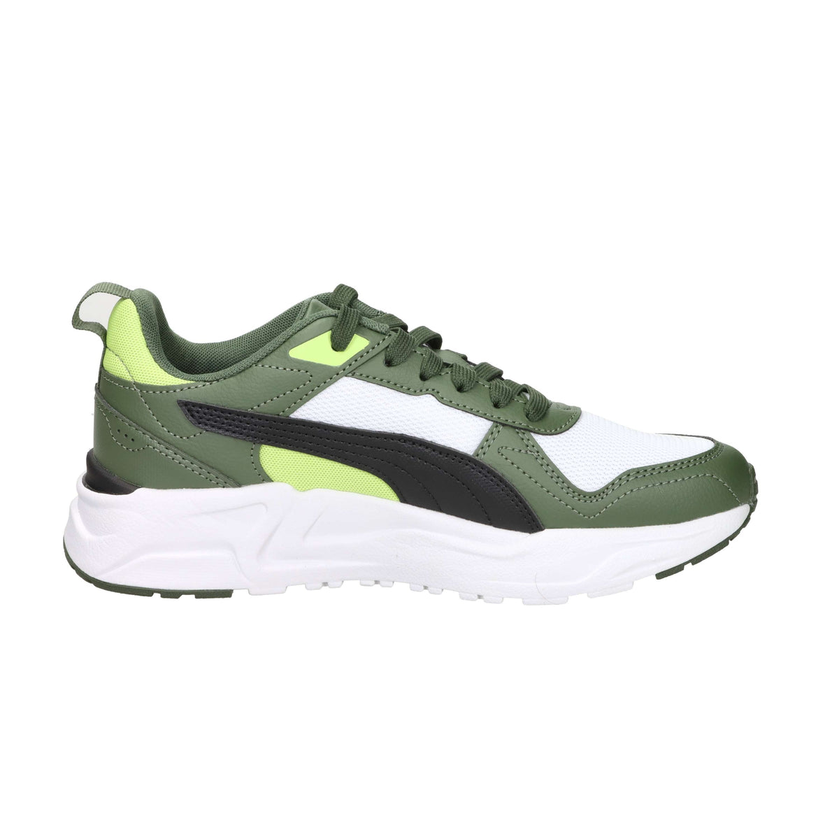 Puma Bambini e ragazzi Sneakers 403703 Bianco/Verdone