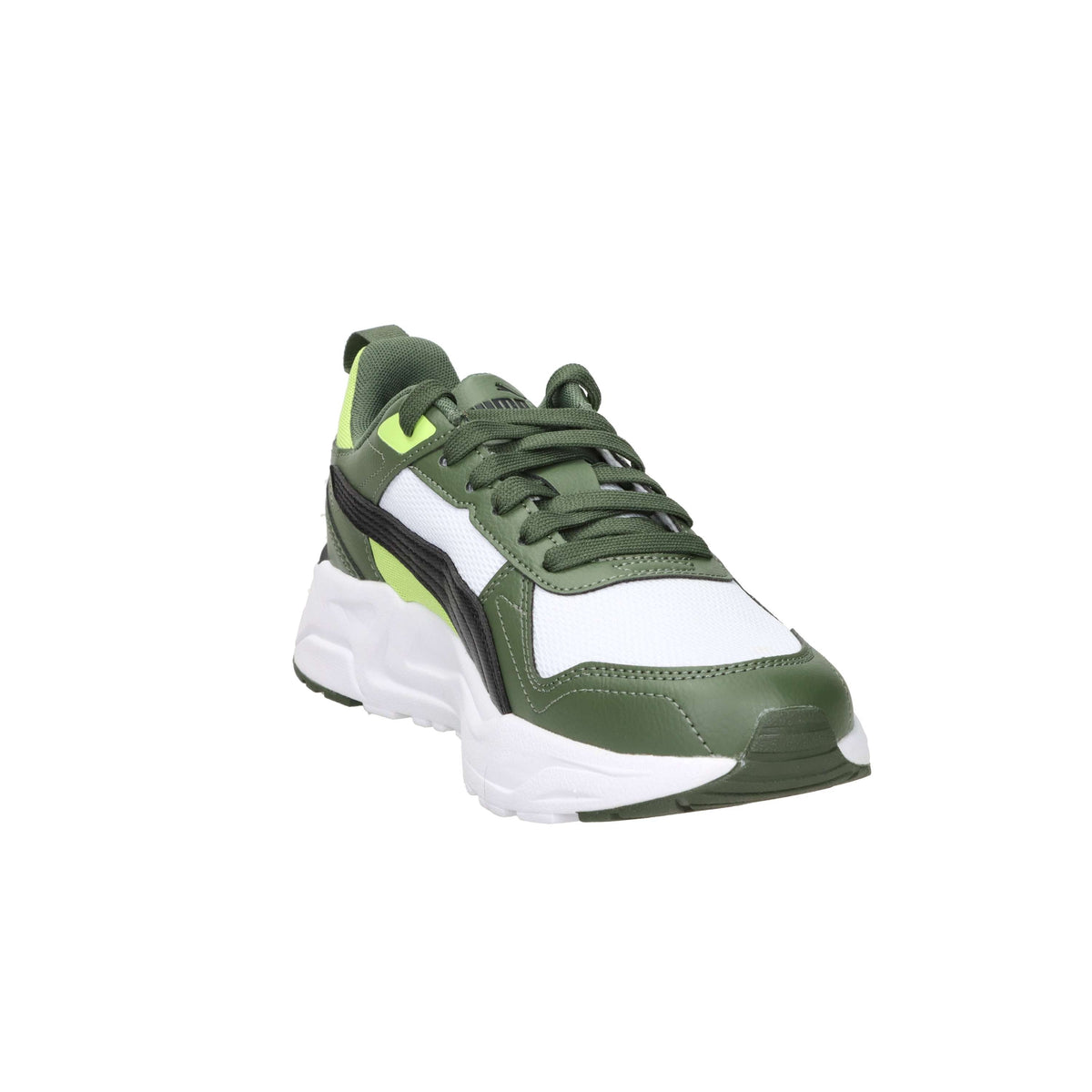 Puma Bambini e ragazzi Sneakers 403703 Bianco/Verdone