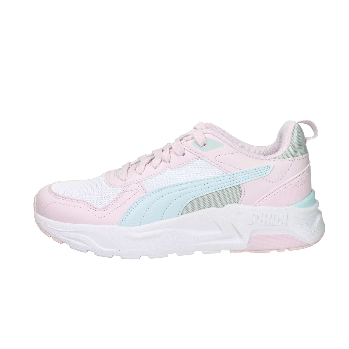 Puma Bambine e ragazze Sneakers 403703 Bianco/Rosa