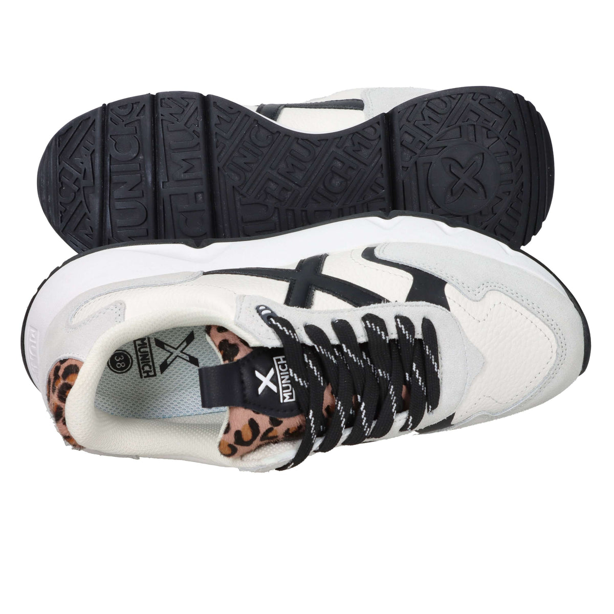 Munich Donna Sneakers 4191018 Bianco/Nero